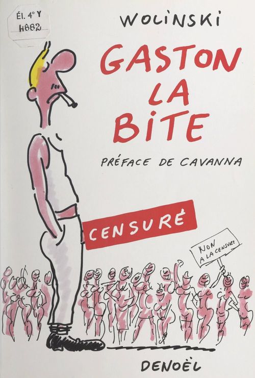Couverture ebook de Gaston la bite, de Georges Wolinski