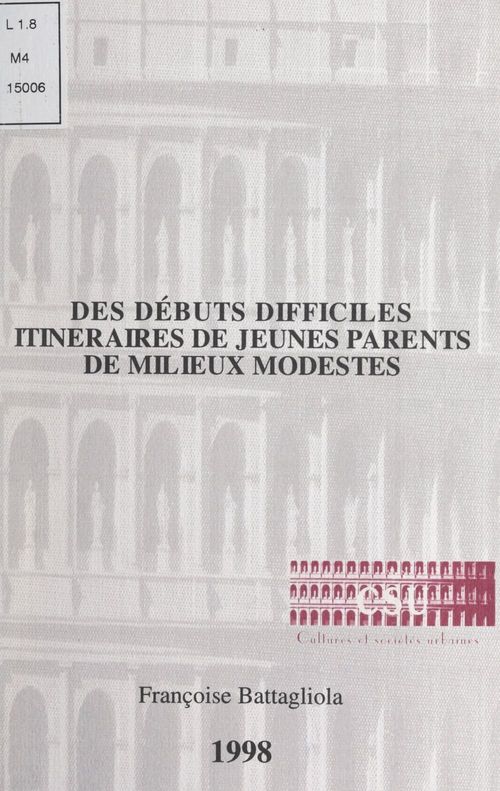 ebook cover of Des débuts difficiles, by Francoise Battagliola