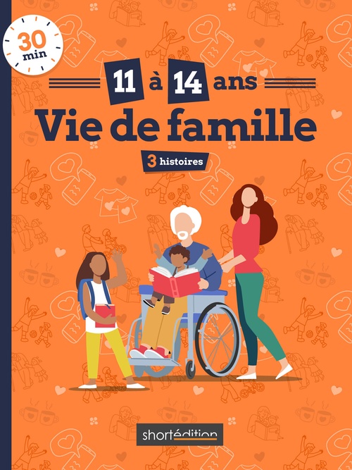 Couverture ebook de 3 histoires (11 - 14 ans) : Vie de famille #1, de Eric Demens, Raphaëlle Frémont, Blandine Butelle