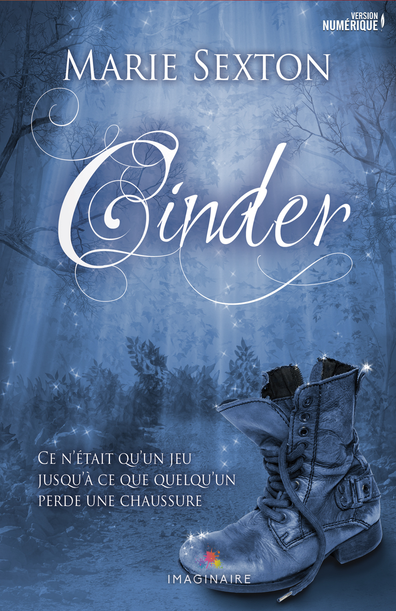 ebook cover of Cinder, by Marie Sexton
