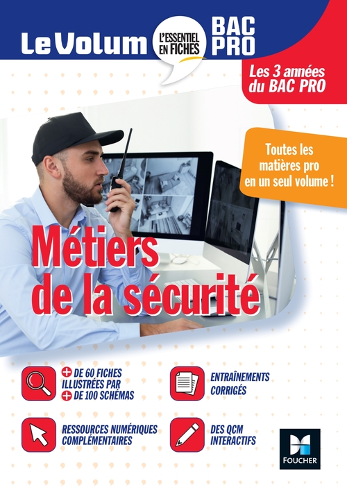 ebook cover of Le Volum' Bac pro - Métiers de la sécurité, by Jean-Baptiste Blay, Sandrine Potelle