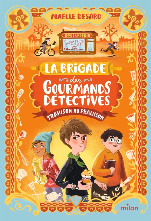 Couverture ebook de La Brigade des gourmands détectives, Tome 01, de Maëlle Desard