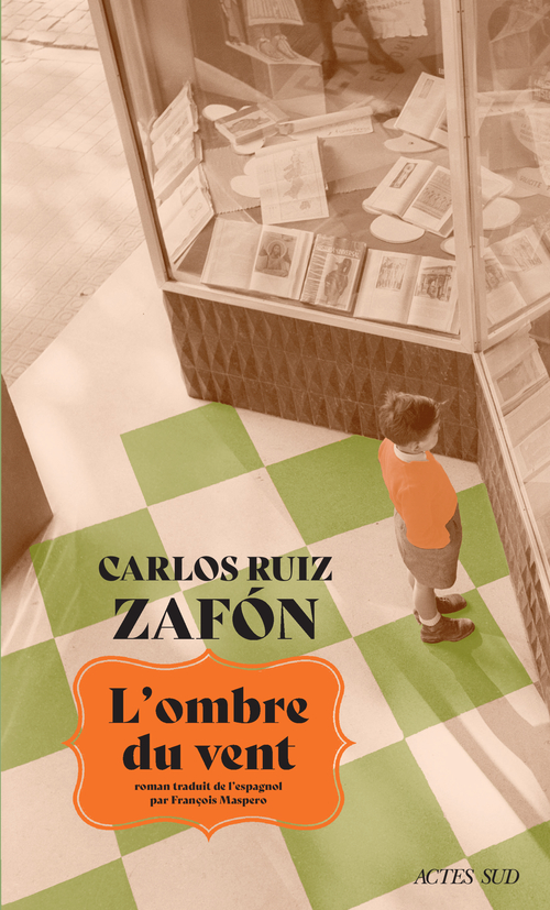 ebook cover of L'Ombre du vent, by Carlos Ruiz Zafón