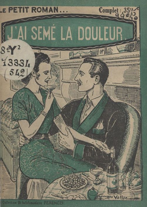 ebook cover of J'ai semé la douleur, by Suzanne Mercey