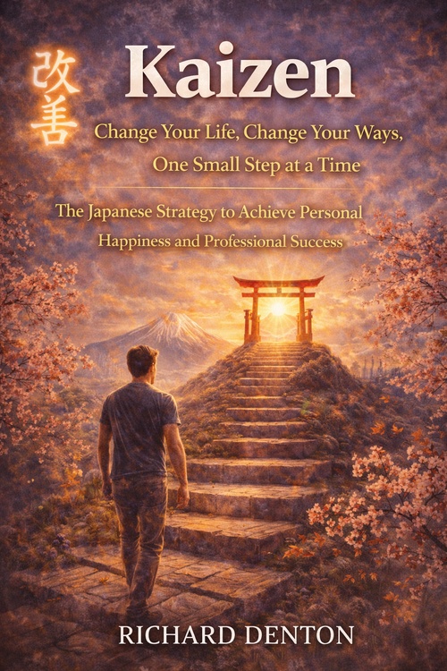 ebook cover of Kaizen: Change Your Life, Change Your Ways, One Small Step at a Time, by Richard Denton