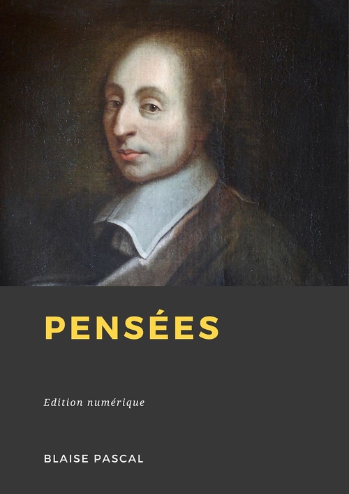 Couverture ebook de Pensées, de Blaise Pascal