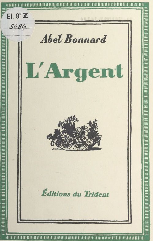 ebook cover of L'argent, by Abel Bonnard