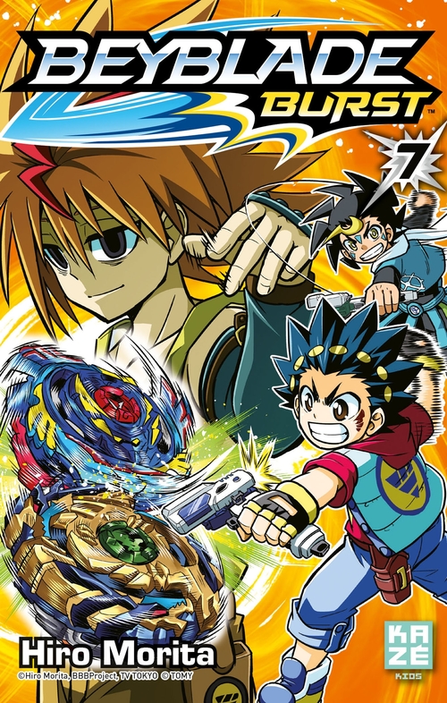 Couverture ebook de Beyblade Burst T07, de Hiro Morita