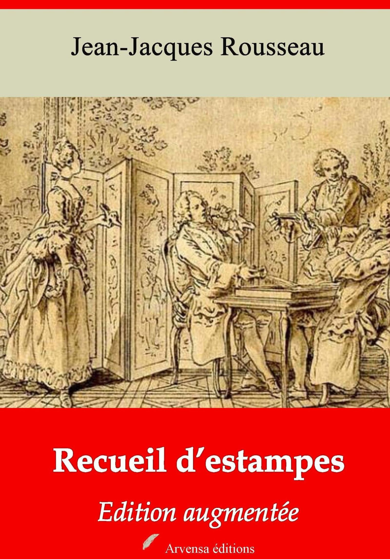 Couverture ebook de Recueil d´estampes pour la Nouvelle-Héloïse - suivi d'annexes, de Jean-Jacques Rousseau