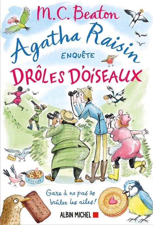 Couverture ebook de Agatha Raisin enquête 36 - Drôles d'oiseaux, de M. C. Beaton