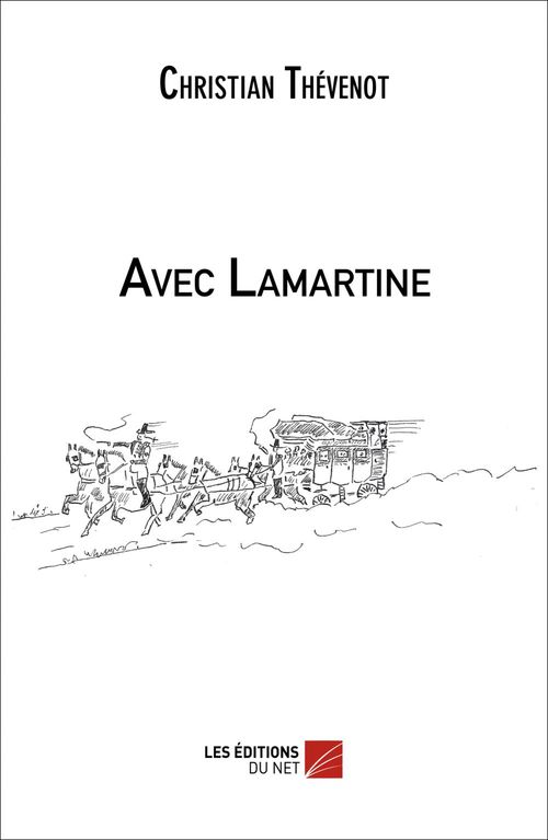Couverture ebook de Avec Lamartine, de Christian Thévenot