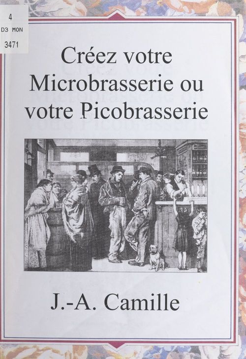 Couverture ebook de Créez votre microbrasserie ou votre picobrasserie, de J.-A. Camille