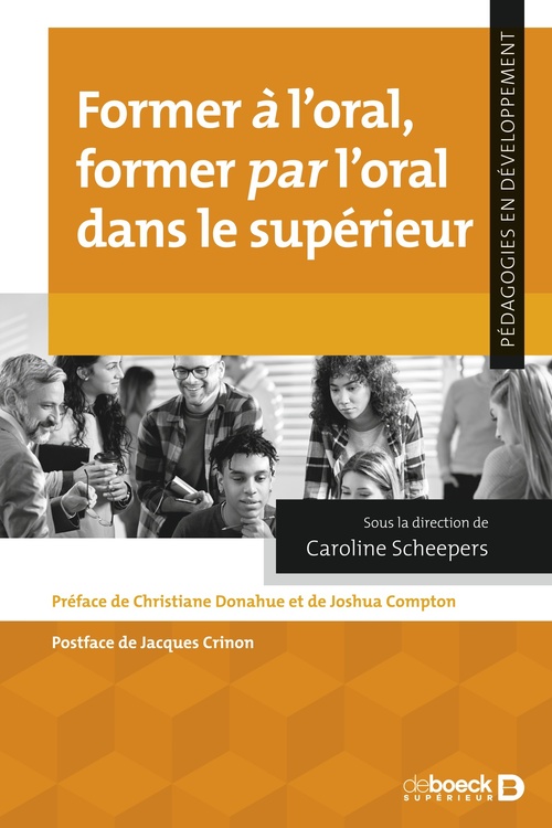 Couverture ebook de Former à l´oral, former par l´oral dans le supérieur, de