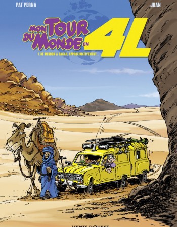 Couverture ebook de Mon tour du monde en 4L - Tome 01, de Patrice Perna, Juan