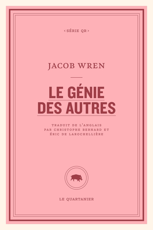 ebook cover of Le génie des autres, by Jacob Wren