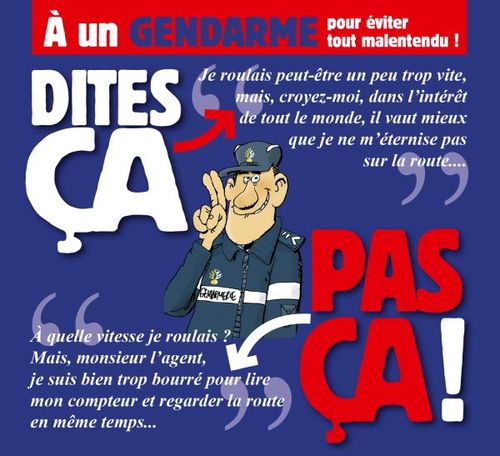 ebook cover of Dites ça. pas ça ! - À un gendarme, by Philippe Bercovici, Patrice Perna