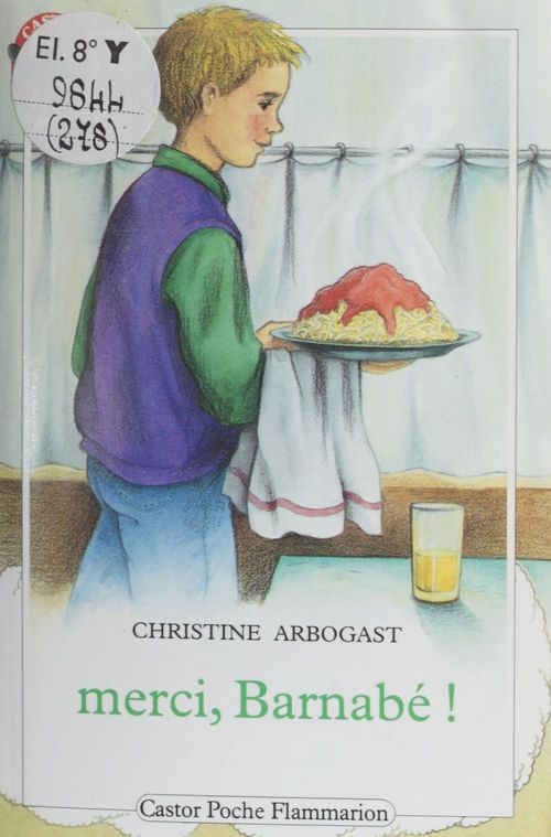 Couverture ebook de Merci, Barnabé !, de Christine Arbogast