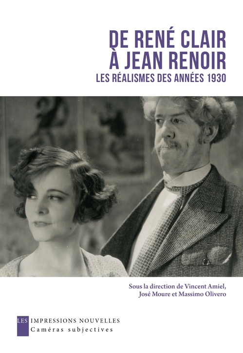 Couverture ebook de De René Clair à Jean Renoir, de Vincent Amiel, José Moure, Massimo Olivero