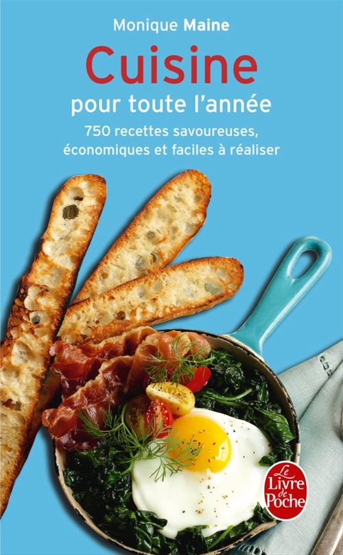 Couverture ebook de La Cuisine pour toute l'année, de Monique Maine