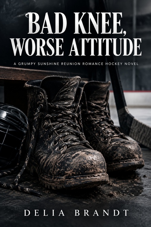 Couverture ebook de Bad Knee, Worse Attitude, de Delia Brandt