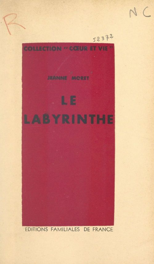ebook cover of Le labyrinthe, by Jeanne Moret
