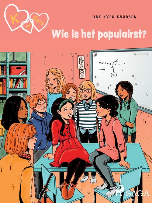 Couverture ebook de K van Klara 20 - Wie is het populairst?, de Line Kyed Knudsen