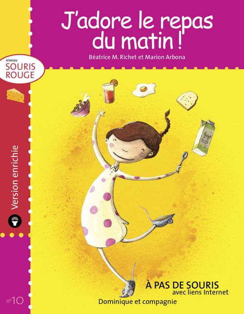 Couverture ebook de J´adore le repas du matin - version enrichie, de Béatrice m. Richet