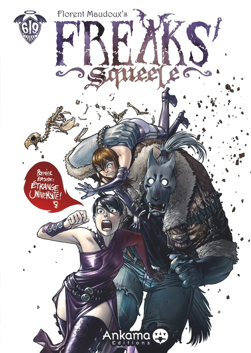 Couverture ebook de Freaks' Squeele - Tome 1 - Étrange université, de Florent Maudoux