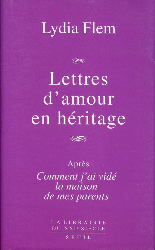 Couverture ebook de Lettres d'amour en héritage, de Lydia Flem