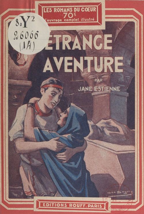 Couverture ebook de L'étrange aventure, de Jane Estienne