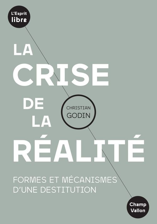 Couverture ebook de La crise de la réalité, de Christian Godin