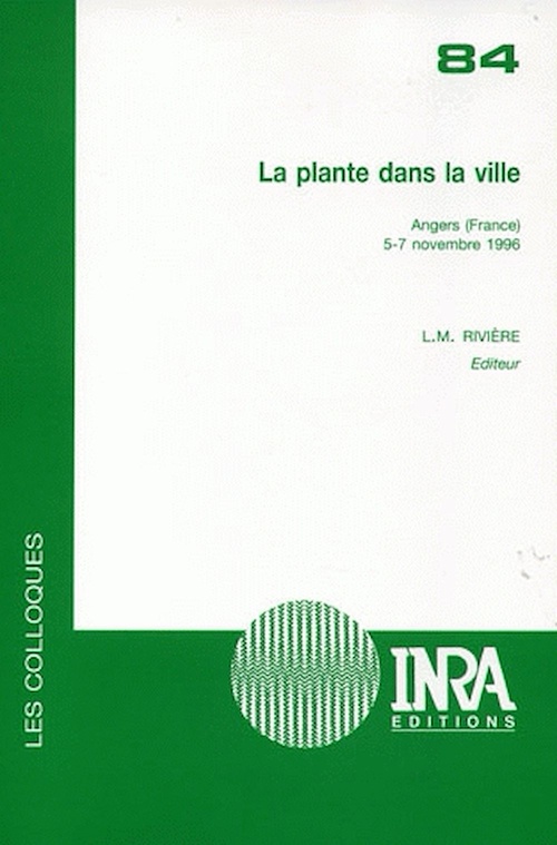 Couverture ebook de La plante dans la ville, de Louis-marie Rivière
