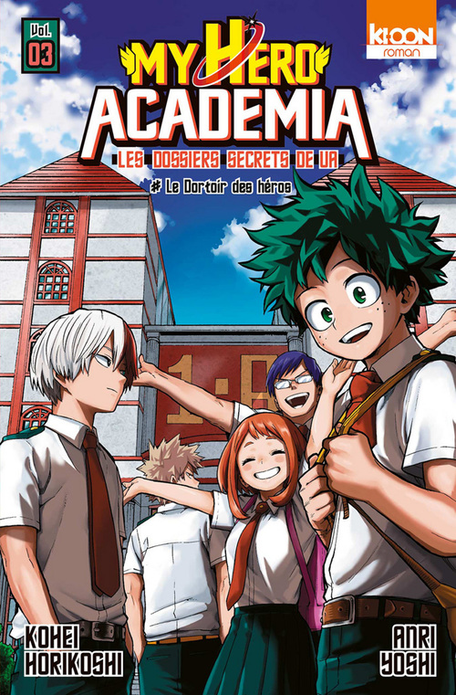 ebook cover of Roman My Hero Academia T03, by Kohei Horikoshi, Anri Yoshi