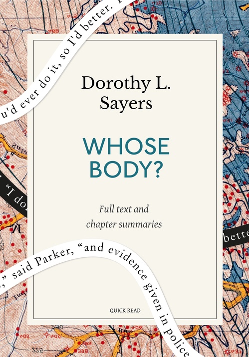 ebook cover of Whose Body?: A Quick Read edition, by Dorothy L. Sayers, Quick Read