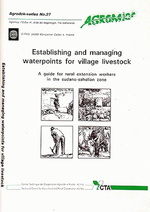 Couverture ebook de Establishing and Managing Waterpoints for Village Livestock, de Arnaud Teyssier