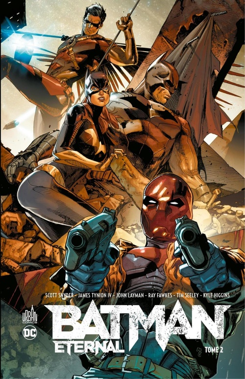 ebook cover of Batman - Eternal - Tome 2, by Jason Fabok, Dustin Nguyen, Scott Snyder, James Tynion IV