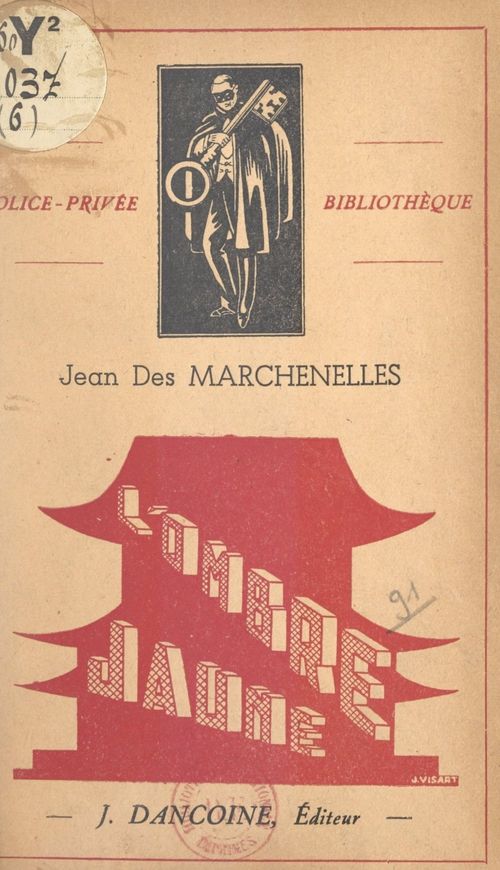 Couverture ebook de L'ombre jaune, de Jean Des Marchenelles