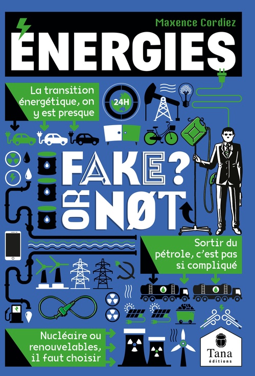 Couverture ebook de Énergies - Fake or not ?, de Maxence Cordiez