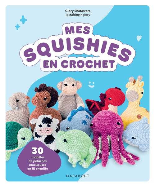 Couverture ebook de Mes squishies en crochet, de Glory Shofowora