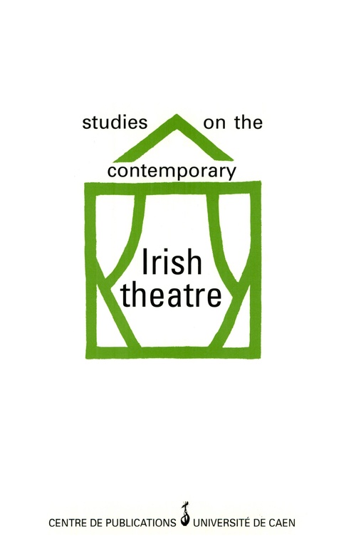 Couverture ebook de Studies on the contemporary Irish theatre, de