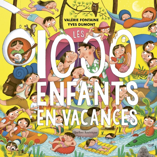 ebook cover of Les 1000 enfants en vacances, by Valérie Fontaine