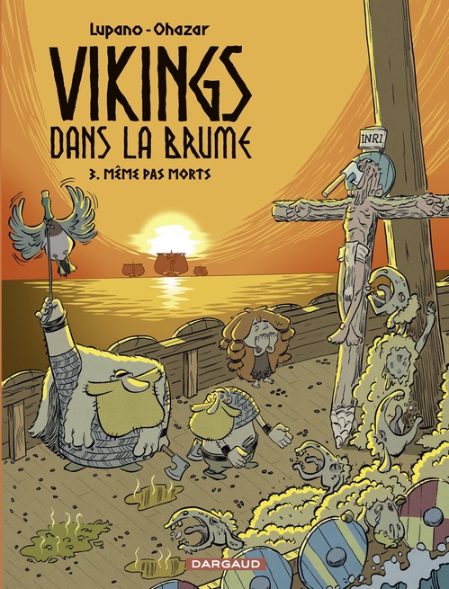 ebook cover of Vikings dans la brume - Tome 3 - Même pas morts, by Wilfrid Lupano