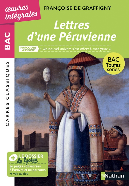 Couverture ebook de Lettre d'une Péruvienne, de Françoise de Graffigny