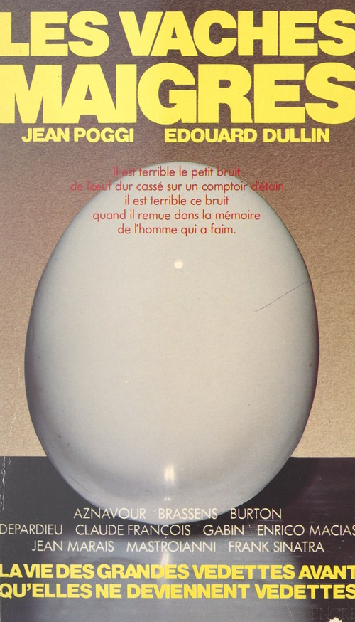 ebook cover of Les vaches maigres, by Edouard Dullin, Jean Poggi