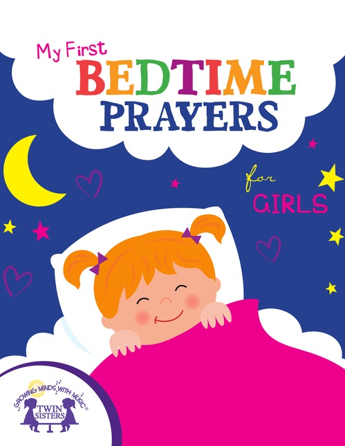 ebook cover of My First Bedtime Prayers for Girls, by Kim Mitzo Thompson, Karen Mitzo Hilderbrand