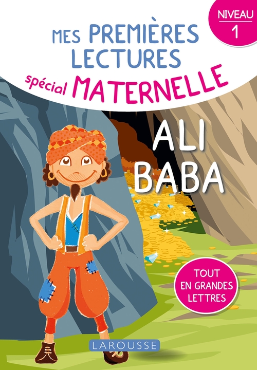 Couverture ebook de 1ERES LECTURES MATERNELLE Ali baba, niveau 1, de Collectif