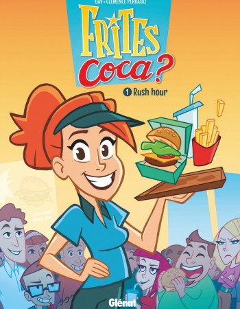 Couverture ebook de Frites Coca - Tome 01, de Dav, Clémence Perrault
