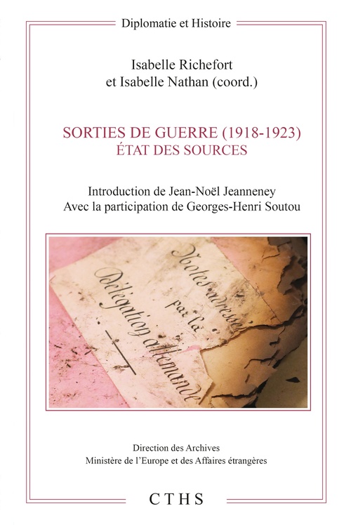 ebook cover of Sorties de guerre (1918-1923), by