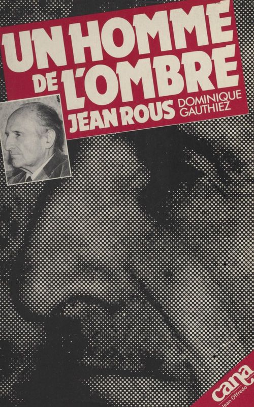 ebook cover of Un homme de l'ombre, by Dominique Gauthiez