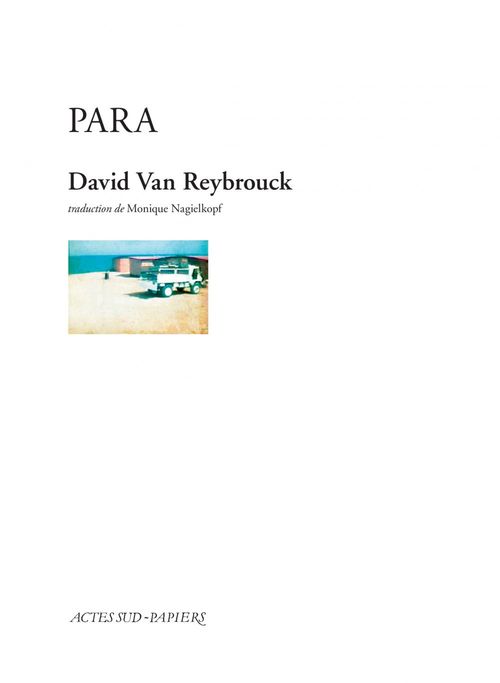 ebook cover of Para, by David Van Reybrouck